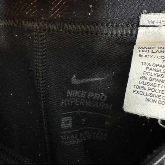 Nike pro hyper warm black running Tights - Picture 4 of 6
